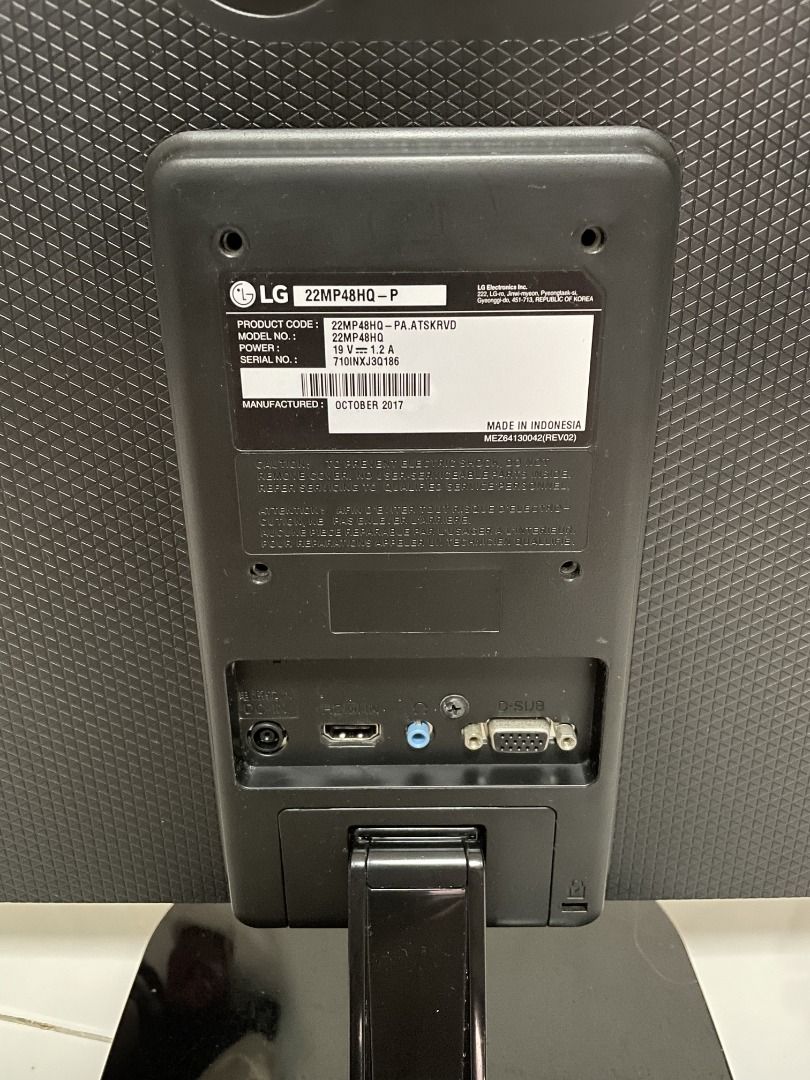 LG 22 inch 16:9 Full HD IPS LED Monitor (Model: 22MP48HQ), Computers ...