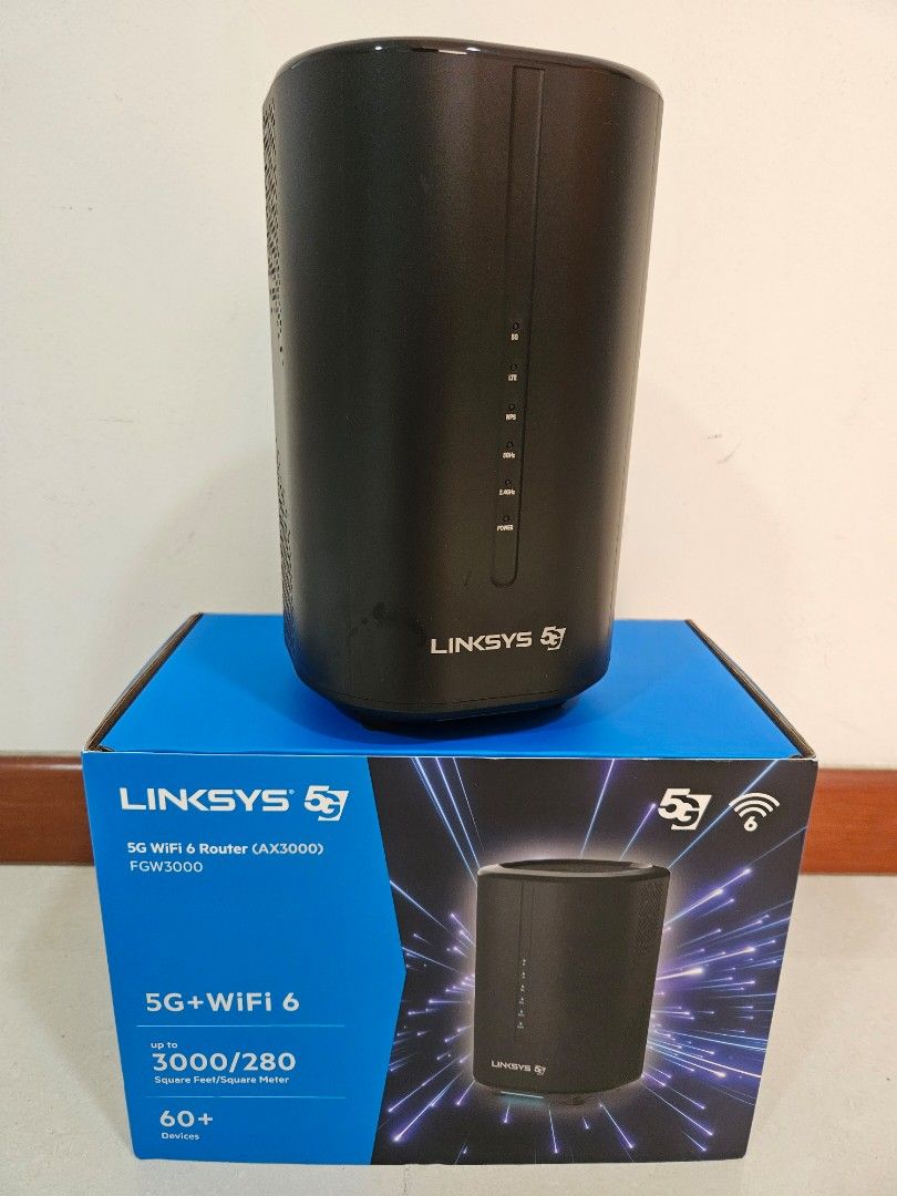 Linksys FGW3000 5G Wifi 6 Router, Computers & Tech, Parts & Accessories