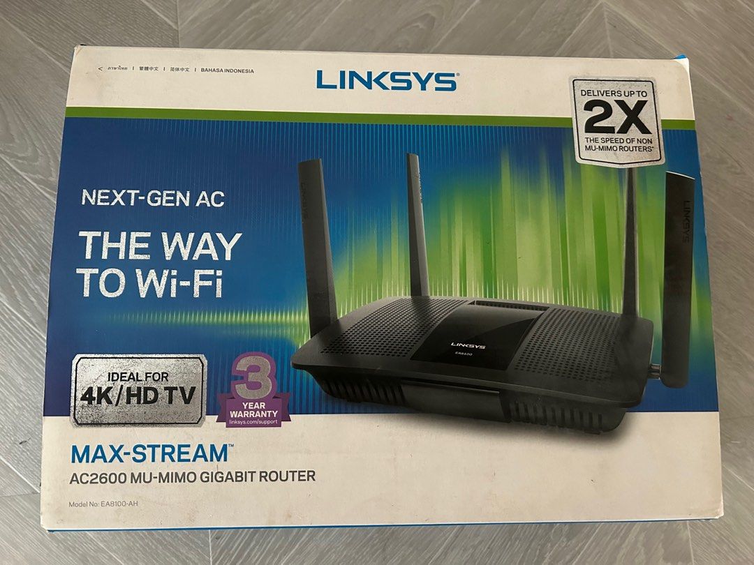 Linksys AC2600 Router, Computers & Tech, Parts & Accessories ...
