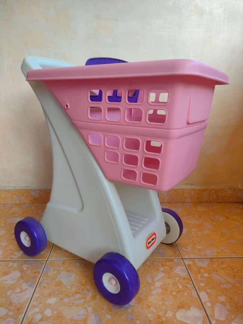 Little tikes shopping online cart pink