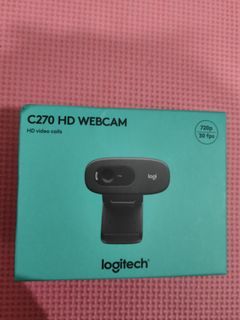 Logitech C270 Desktop or Laptop Webcam, HD 720p Widescreen for Video