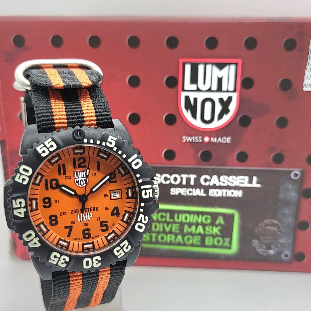 LUMINOX L3059.SC.SET Scott Cassell Special Edition Quartz Watch 45mm