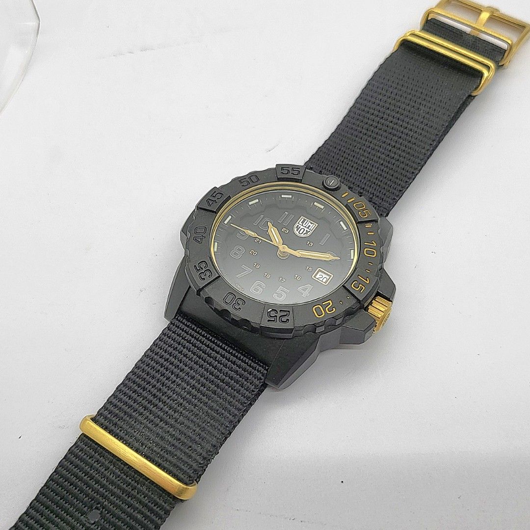 Luminox 3501 top gold set