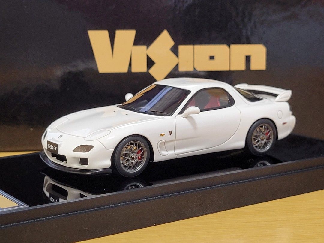 Make Up Vision 1/43 Mazda RX-7 Spirit R Type A Pure White, 興趣及 
