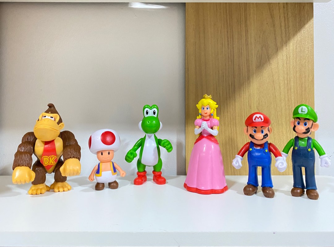 TRUMIL 5 inch Mario Figures Toy - Mario & Luigi Figurines – Yoshi & Mario  Bros Action Figures Mario PVC Toy Figures （Pack of 6 ）