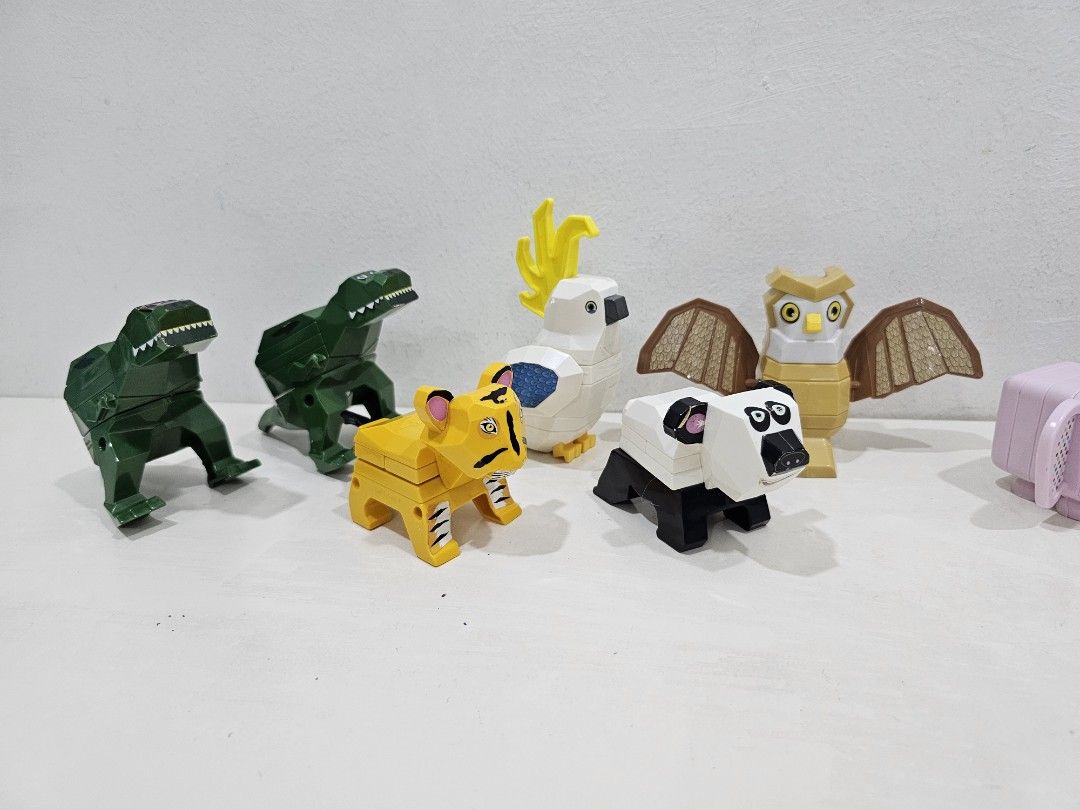 Mcdonald Happy Meal Animals Building Blocks