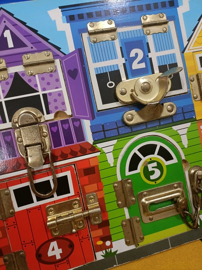 Melissa and doug latches board clearance