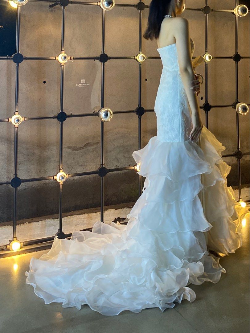 Mermaid wedding evening gown Women s Fashion Dresses Sets Evening Dresses Gowns on Carousell