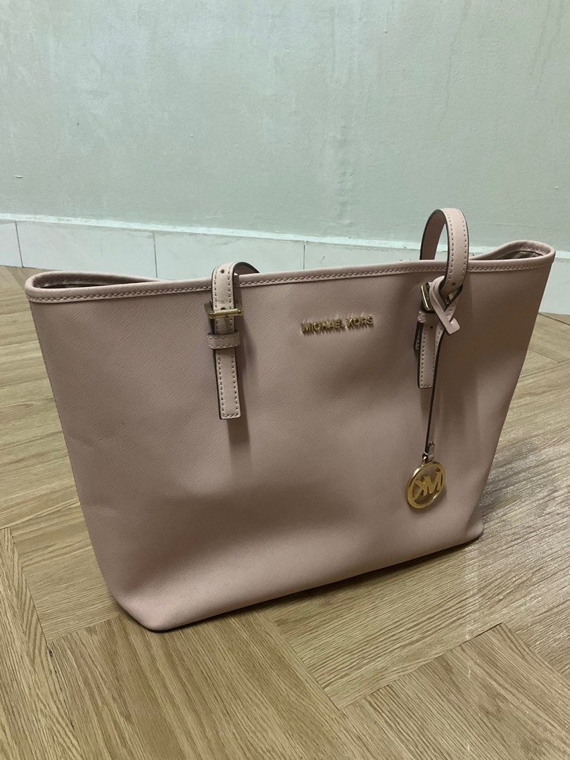 Michael kors jet set medium carryall tote top