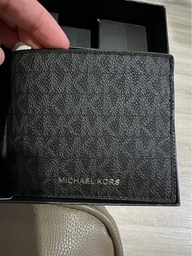 Black and silver mk wallet clearance