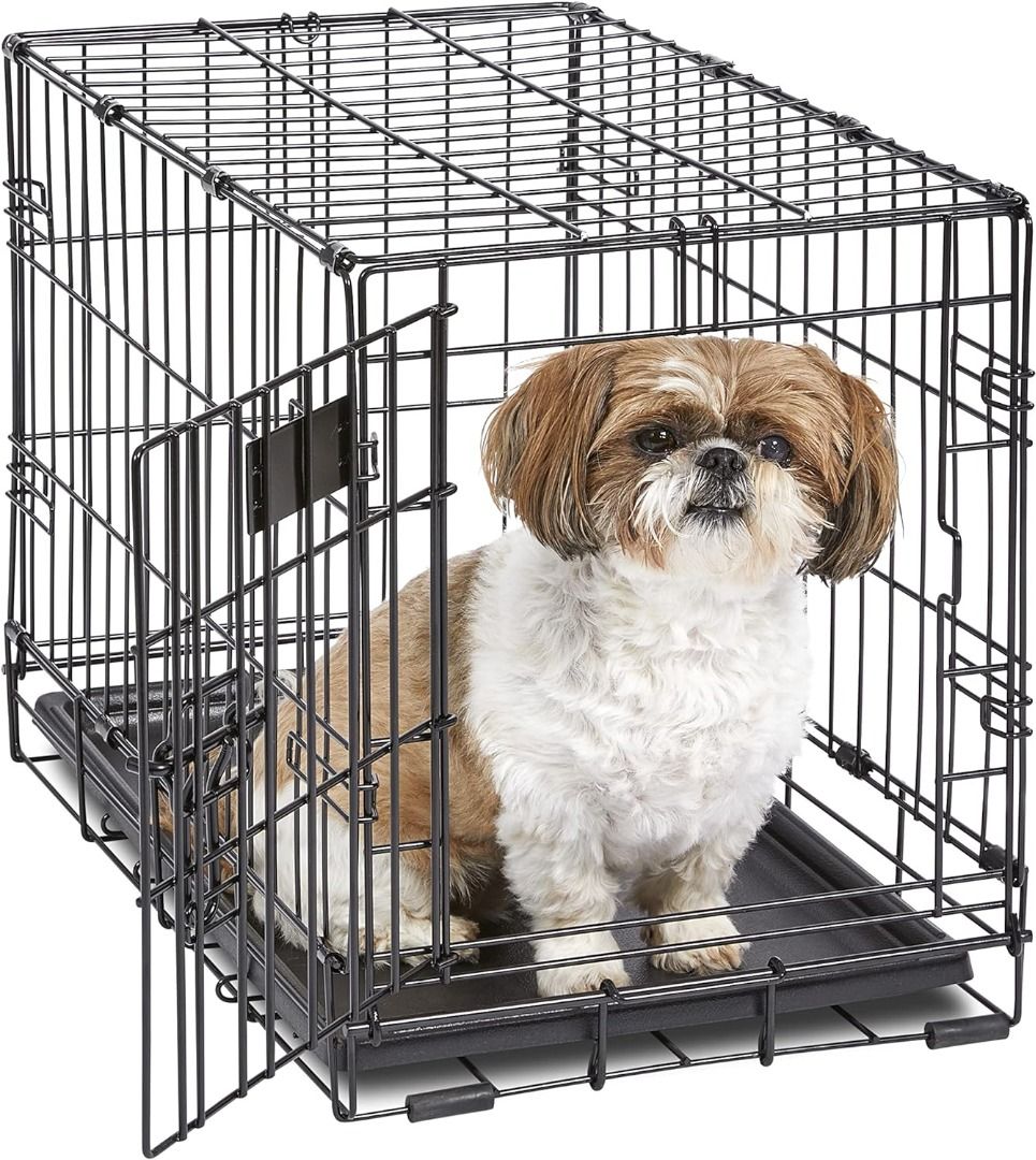 MidWest Homes for Pets Newly Enhanced Single Door iCrate Dog Crate