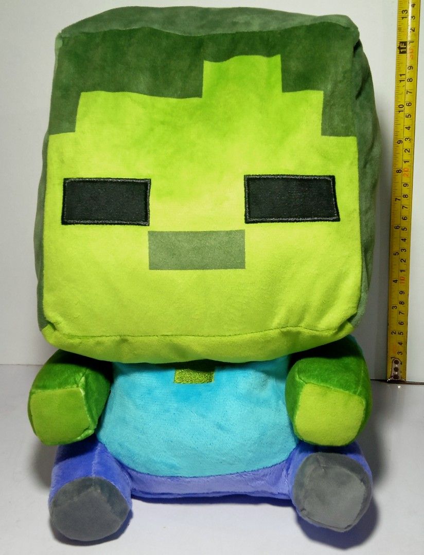 MINECRAFT ZOMBIE PLUSH 12 inches BIG (Category: Plushies & Soft Toys) located in Bulacan. Submitted by happydoggies.5d8607 (Listing ID 1281017986, Image 1). Description: with Minecraft label Excellent Preloved condition * without issue Height: 12 inches or 30 cm Length x Width: 8 x 8 inches or 20 x 20 cm Single stock only Kindly chat the seller first to check its availability * You will receive the item in "as is" condition. Please manage your ex