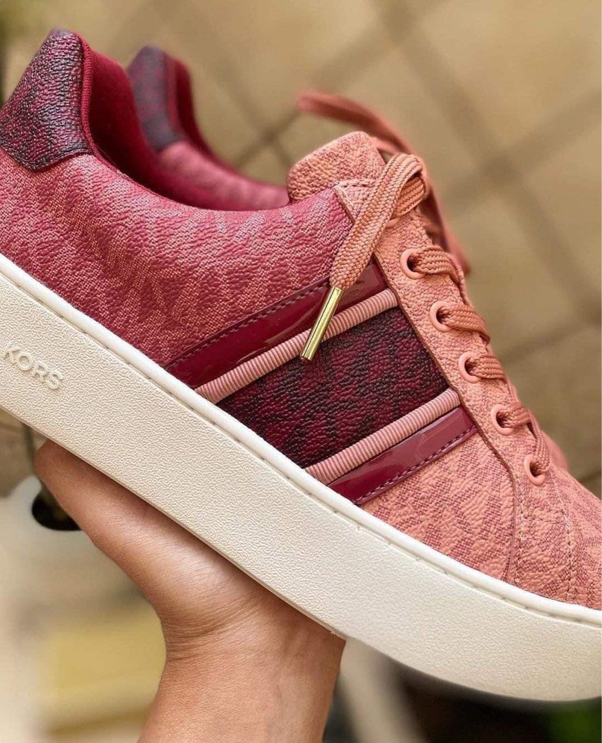 Michael kors cheap sneakers womens red