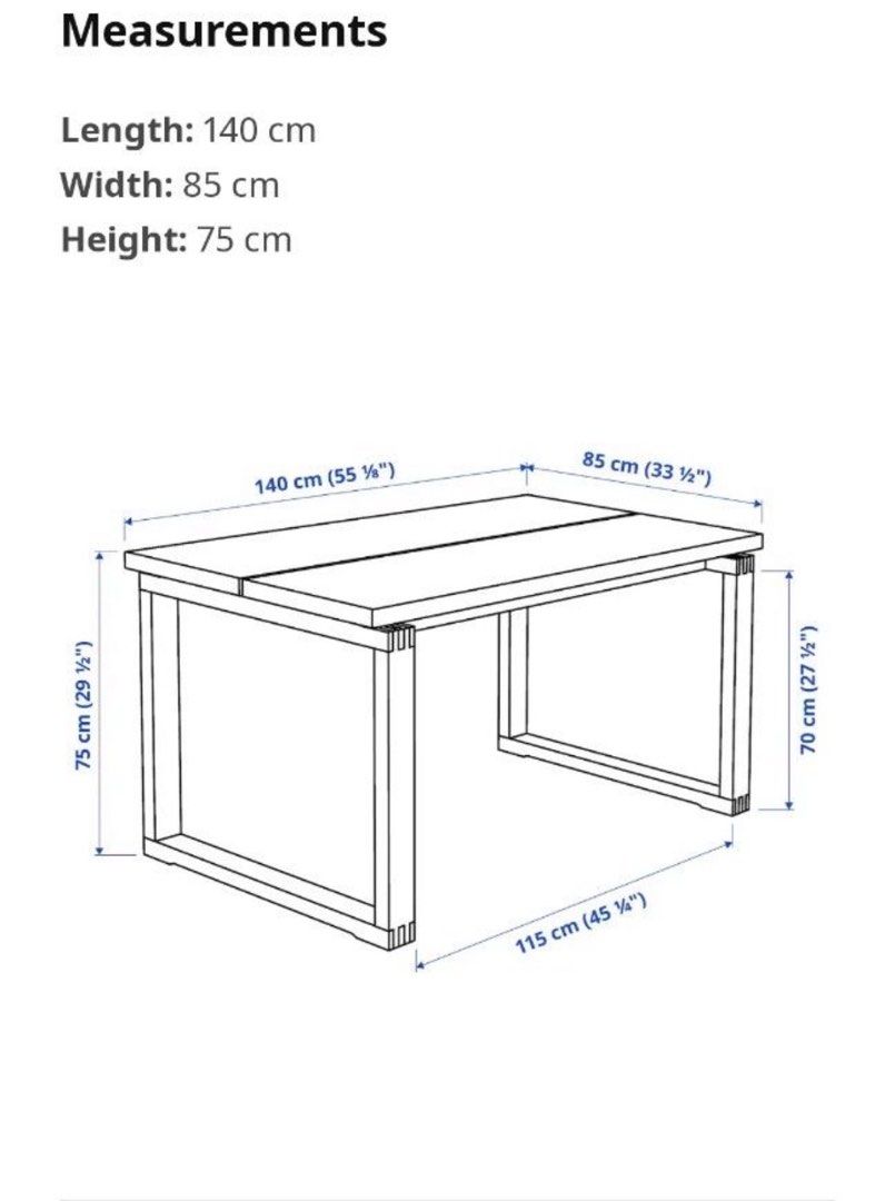 Morbylanga IKEA Dinning Table, Furniture & Home Living, Furniture, Tables & Sets on Carousell