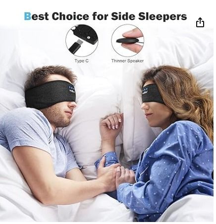 MUSICOZY Sleep Headphones Bluetooth Headband Wireless Headband