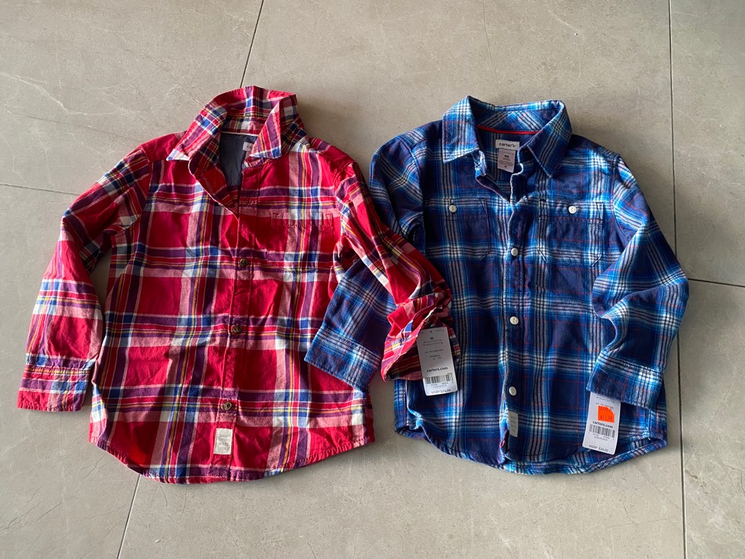 New Carters 4yo long sleeve shirts Babies Kids Babies Kids