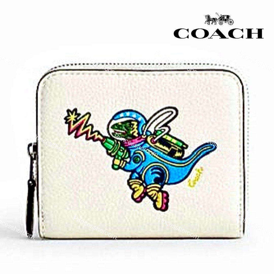 New Coach Original Co256 Billfold Wallet With Rexy Print Men