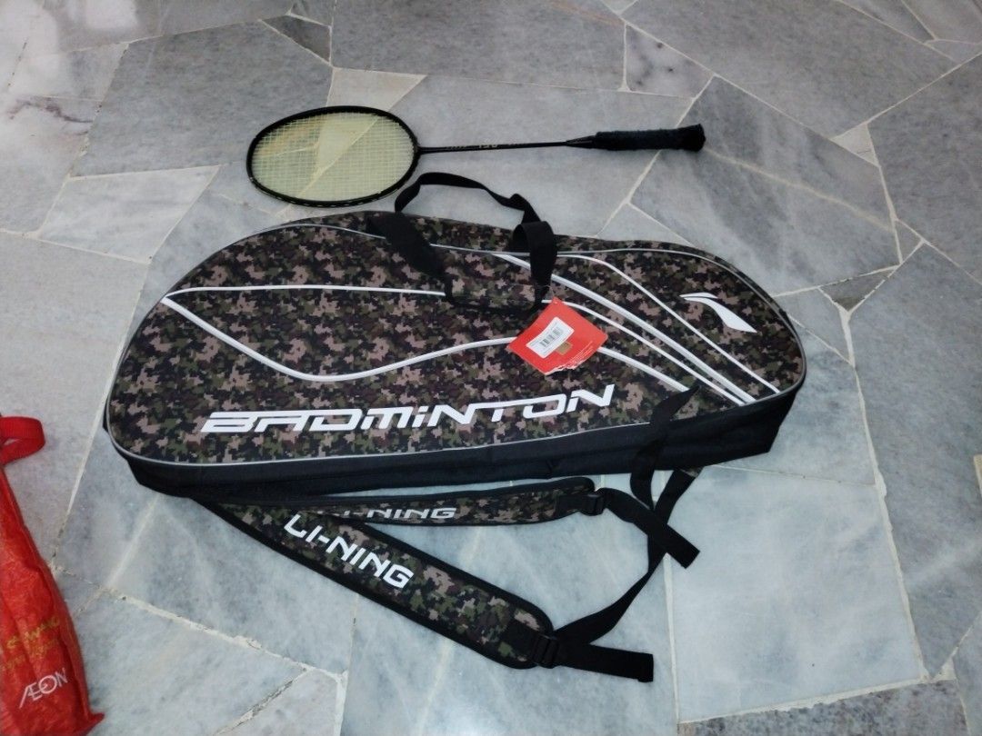 Lin 133011 Badminton Racket Lining NEW li ning li-ning lining badminton racquet racket bag beg tennis ...
