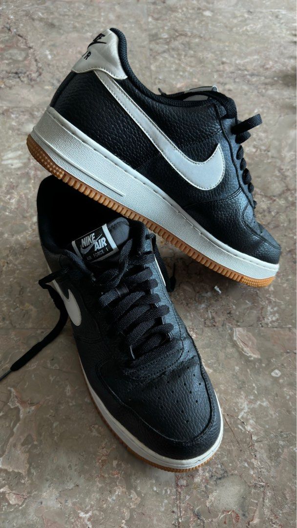 Nike AF1 black Men s Fashion Footwear Sneakers on Carousell