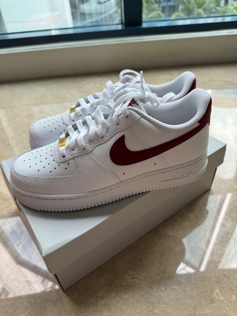 Nike air force team red hot sale