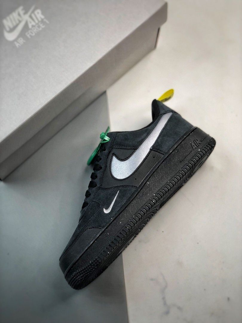 Air force 1 low cut black hot sale