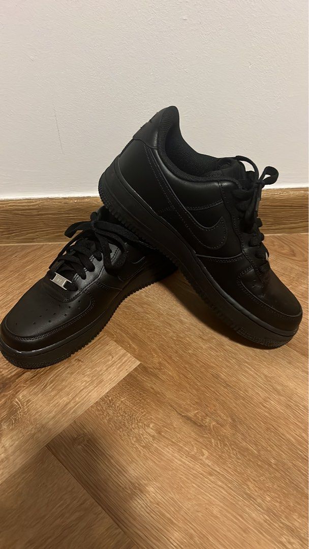 Nike Air Force 1 s Black NIKE AF1 Women s Fashion Footwear