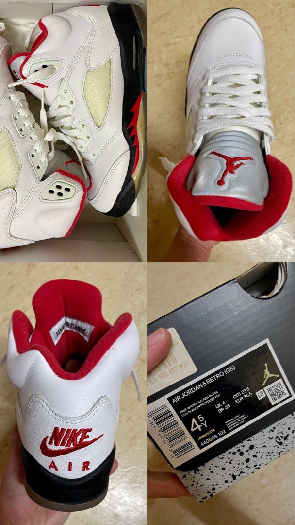 Jordan 5 deals rouge