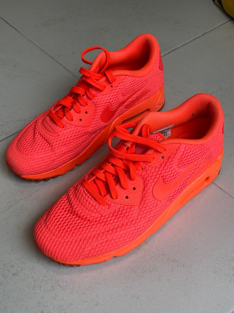 Nike air neon orange hot sale