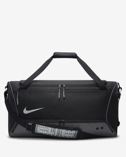 Nike Hoops Basketball Elite Duffle Gym Bag Black Grey White Shoulder Sling Bag Size Large 57L Brand New w Tags Plastic