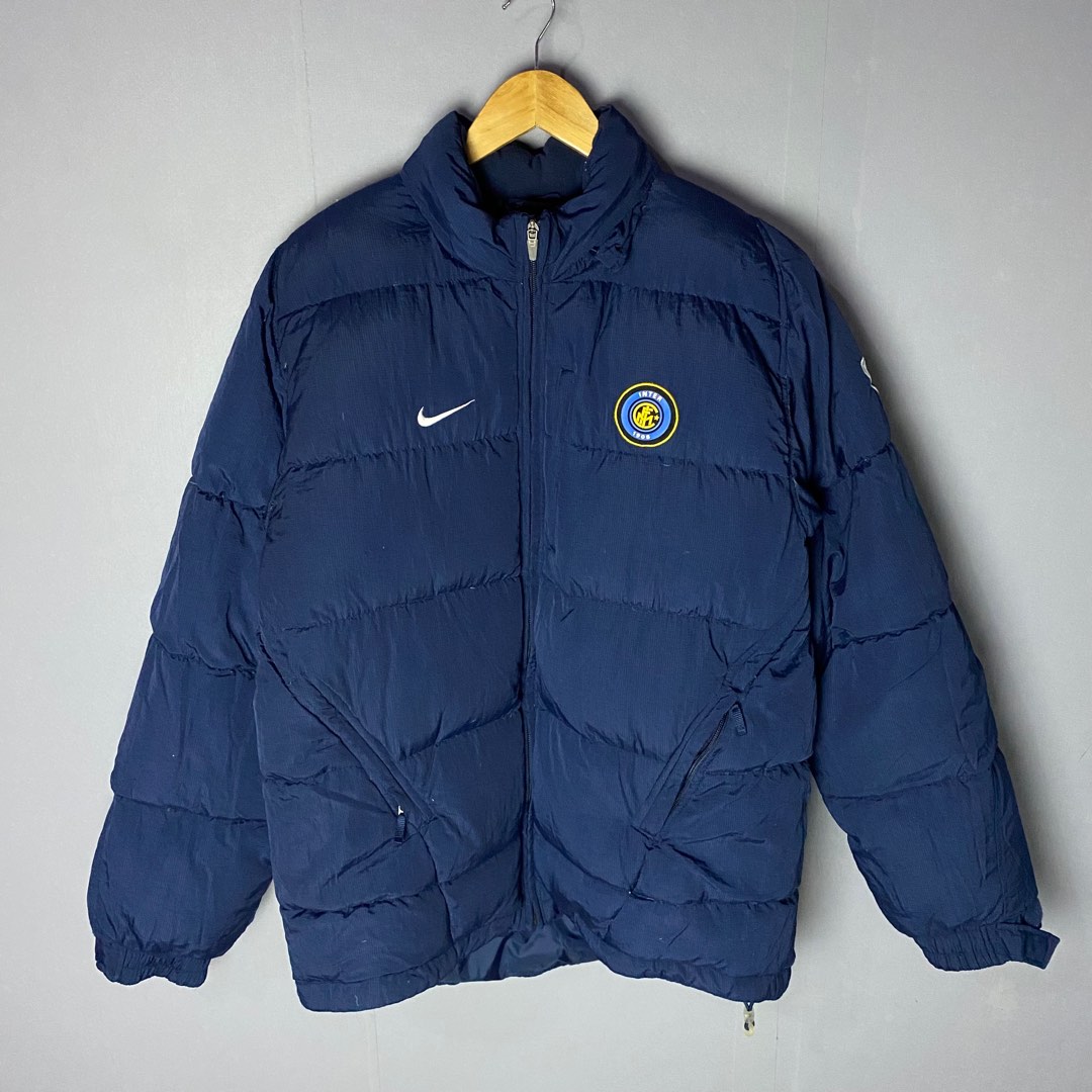 cropped nike puffer