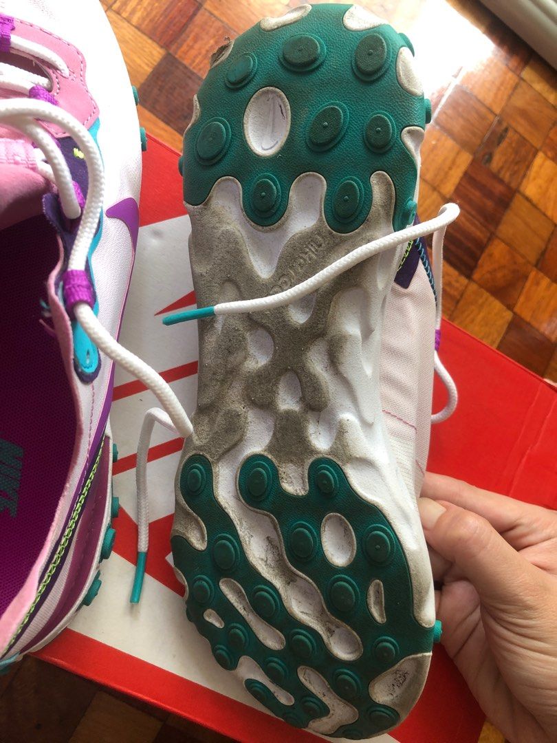 Nike React Element 55 Pink and Purple Women s Fashion Footwear