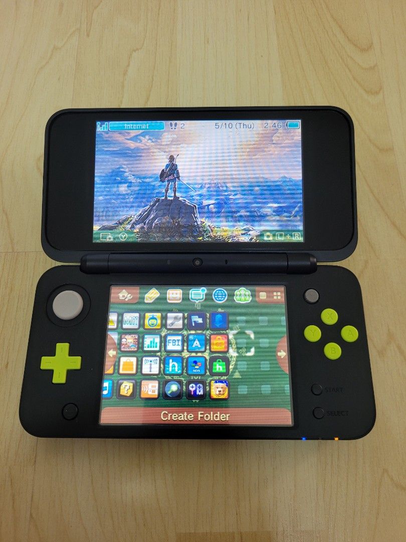 2ds store xl green