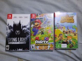 Mario party and animal crossing