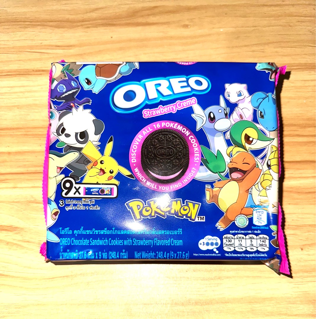 Oreo x Pokemon -Limited Edition, Food & Drinks, Other Food & Drinks on ...