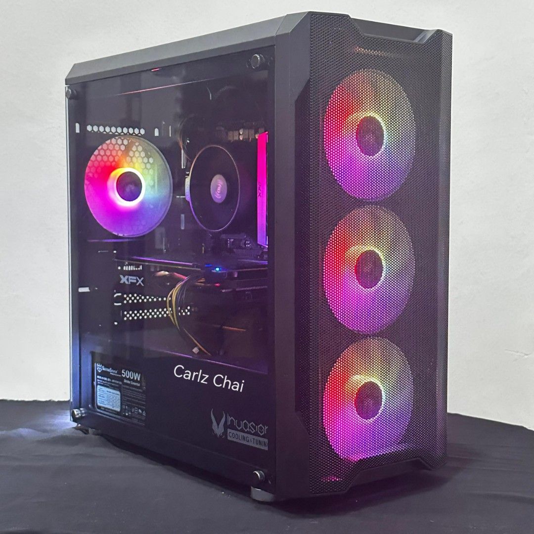 PC Gaming Ryzen 5 2600 RX 580 8GB Windows 11 Pro