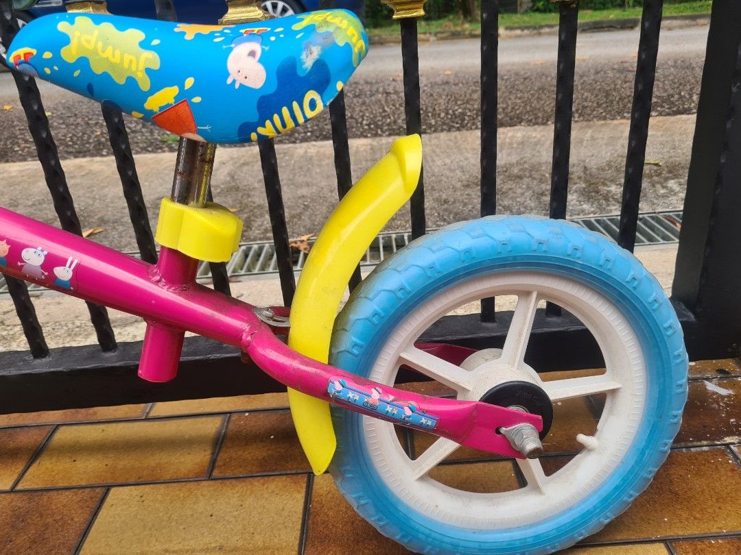 Peppa pig balance bike cheap