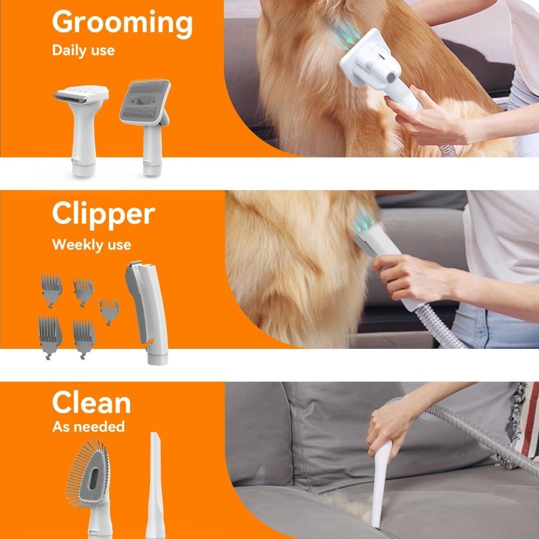 Cleaning dog store grooming equipment