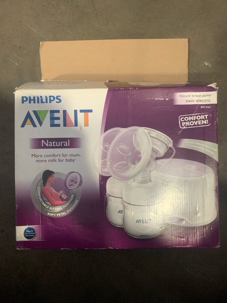 Avent breast pump hot sale twin electric comfort