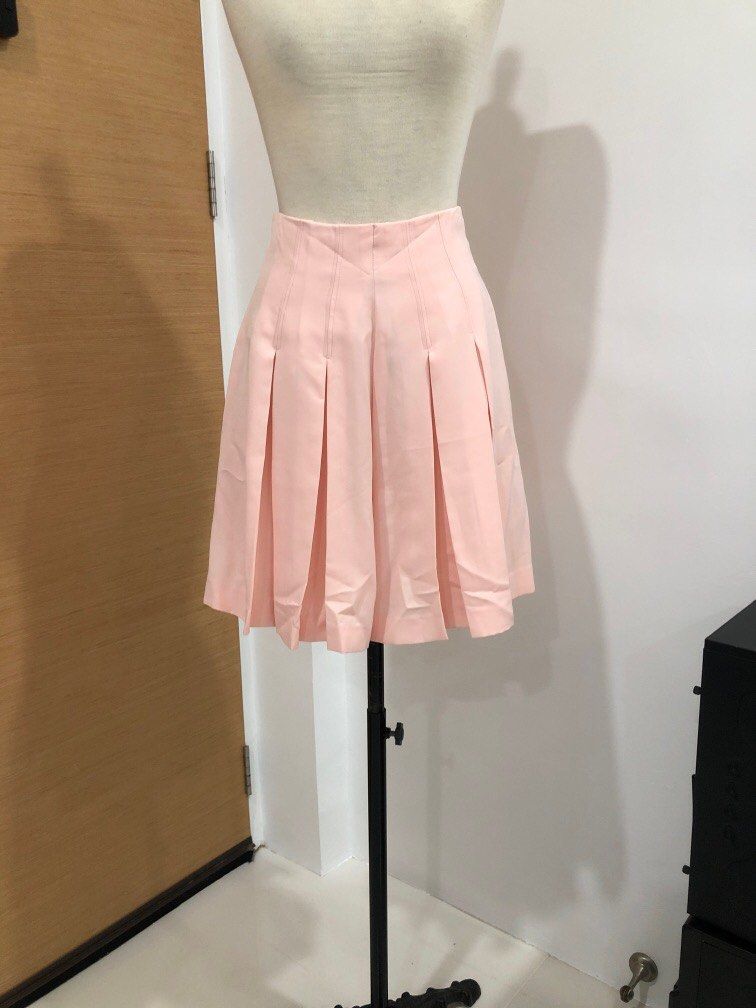 Pink Pleated Skirt 8 Women s Fashion Bottoms Skirts on Carousell