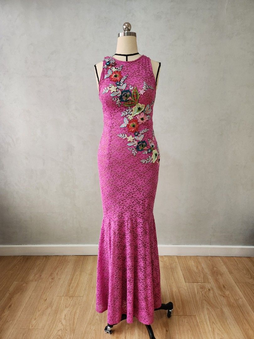 Stretchable top long dress