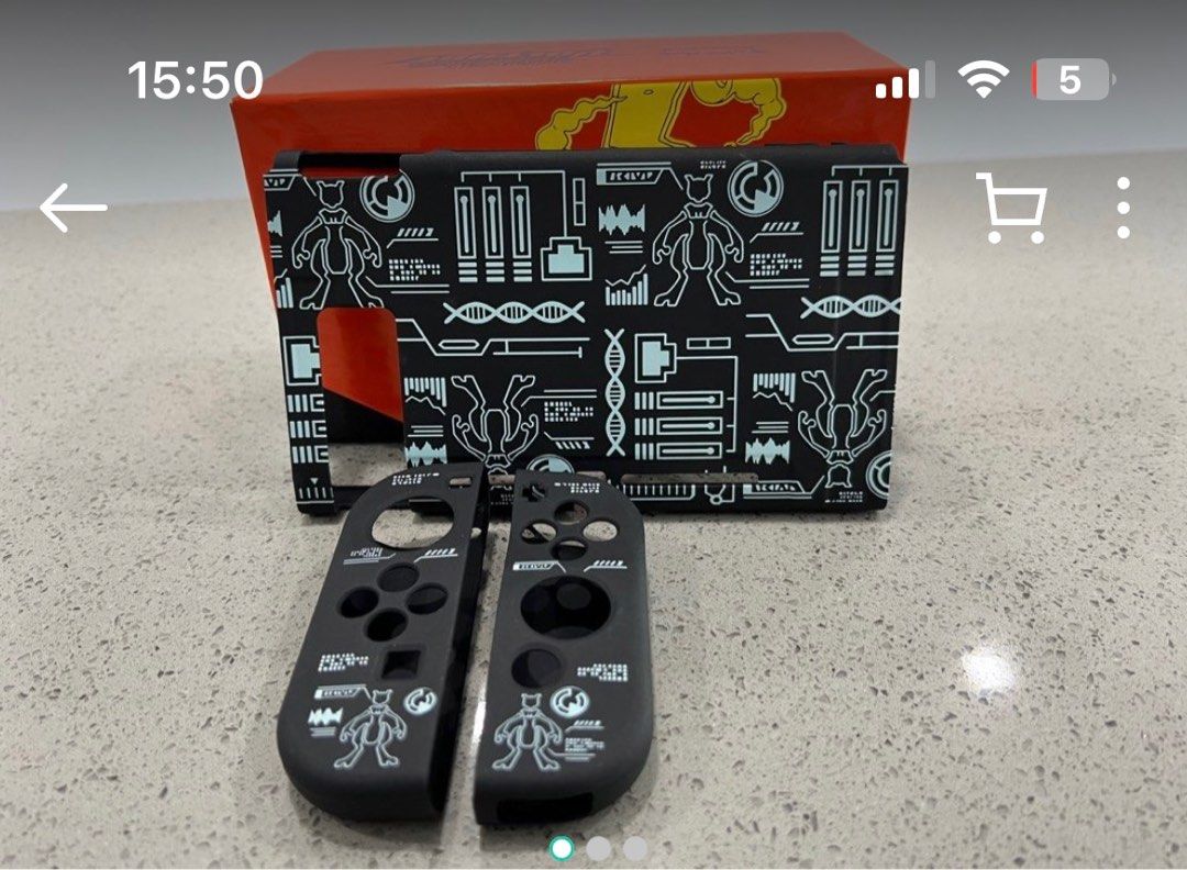 Mewtwo switch case hot sale