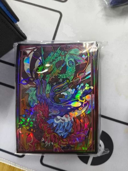 Preorder - Foil Rayquaza Groudon Kyogre Stained Glass Doujin Anime Card  Sleeve for Pokemon, Yugioh, Vanguard, MTG, Weiss, Digimon, Lorcana, FAB ,  One Piece and Sorcery, Hobbies & Toys, Toys & Games
