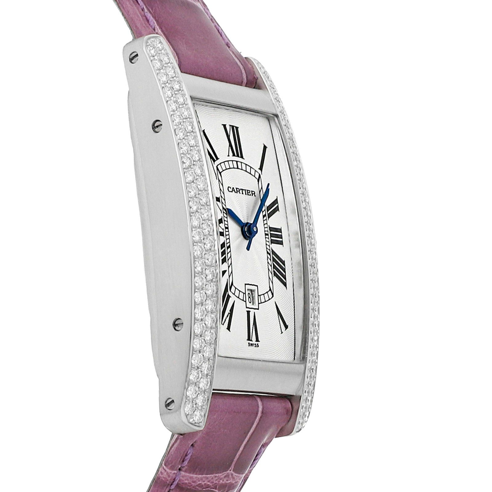 Cartier tank americaine diamonds hot sale