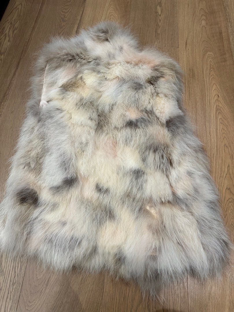 Real fox fur vest new arrivals