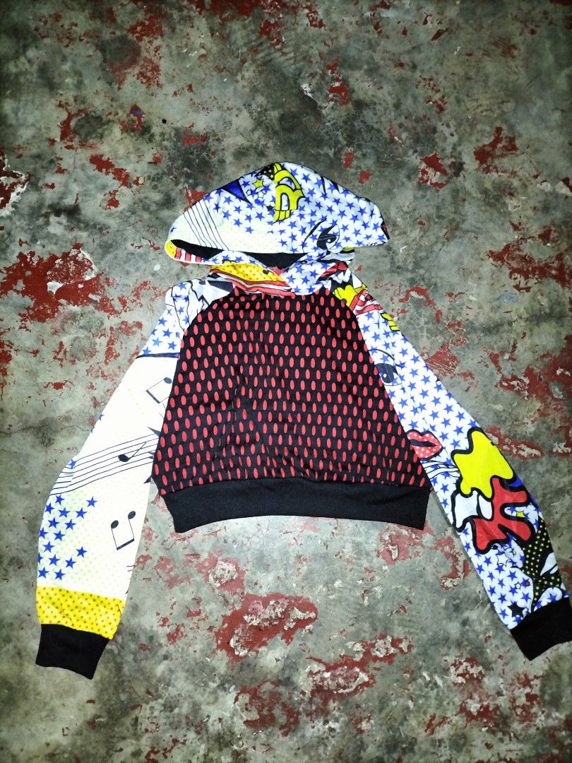 Rita ora adidas cropped hoodie (Category: Coats, Jackets and Outerwear) located in Bulacan. Submitted by ron.thrift (Listing ID 1281005717, Image 1). Description: dimes: 20.5 x 17 excellent condition issue: yellow stain see photo.