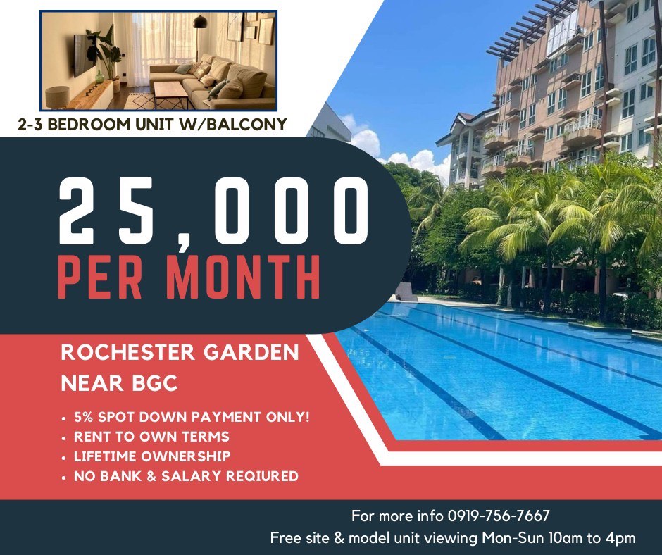 SAN JOAQUIN Pasig CONDO RENT TO OWN ORTIGAS BGC TAGUIG C5 CBD MAKATI