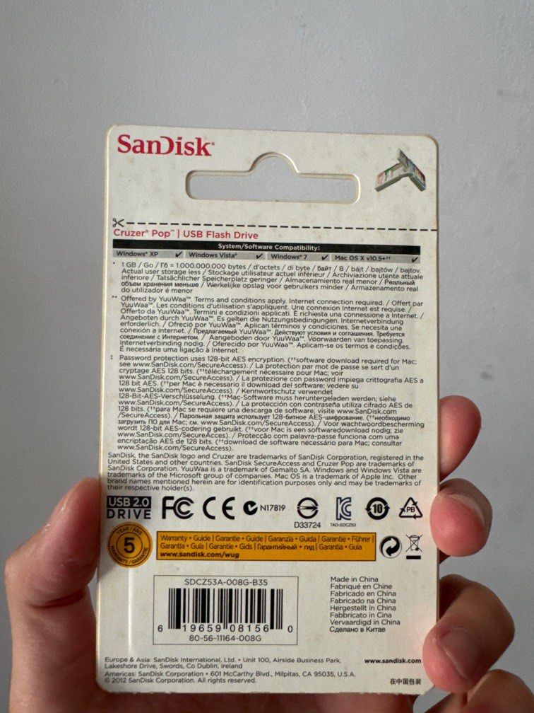 Sandisk 8gb usb drive, Computers & Tech, Parts & Accessories, Computer ...