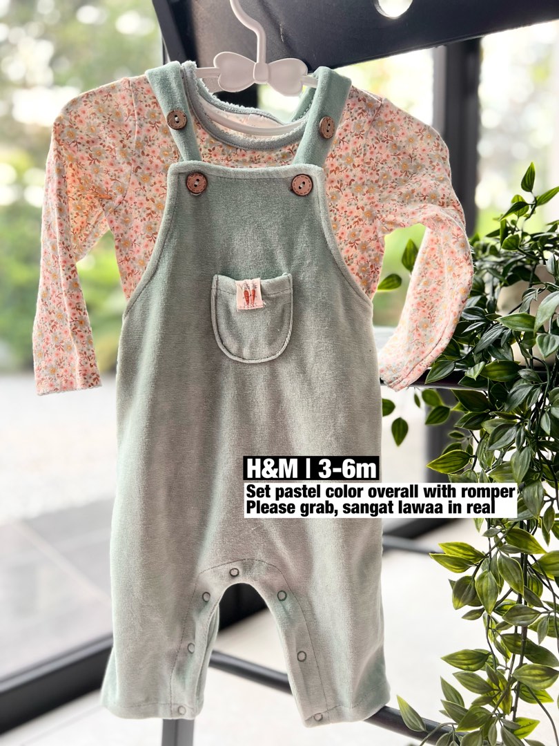 Set Overall with Romper H M Baby Girl 3 6m Babies Kids