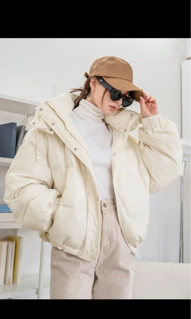 Shein puffer coat hotsell