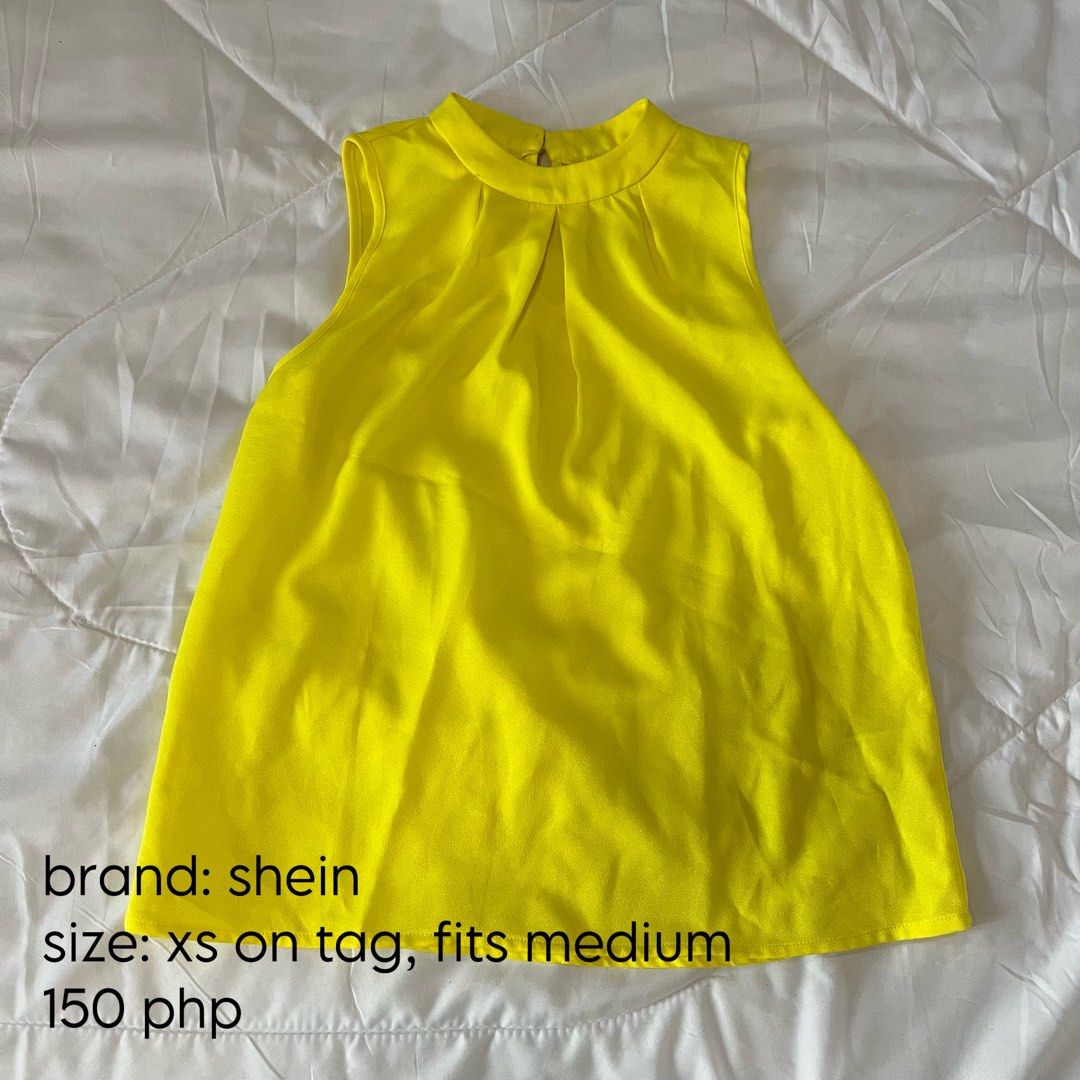 Sunshine Halter Top - Yellow
